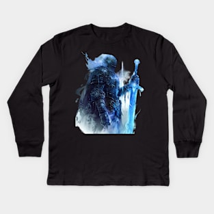 Hollow No More - A Dark Soul's Ascendence Kids Long Sleeve T-Shirt